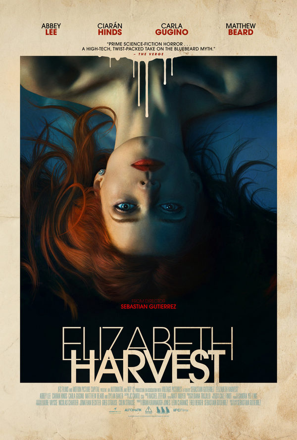 El Thriller de Terror Elizabeth Harvest llega a Blu Ray el 4 de diciembre 2