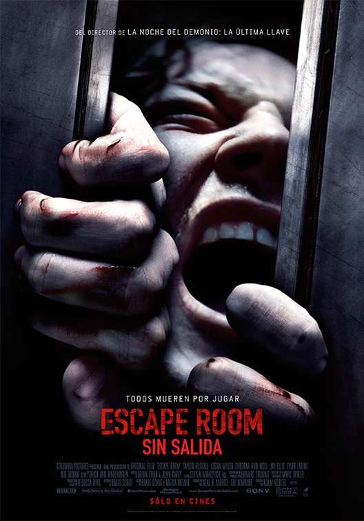 Poster y trailer de Escape Room de Adam Robitel
