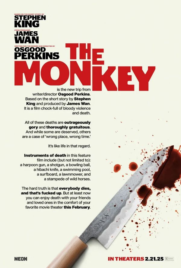 The Monkey un mono de juguete mata brutalmente en la película de Stephen King